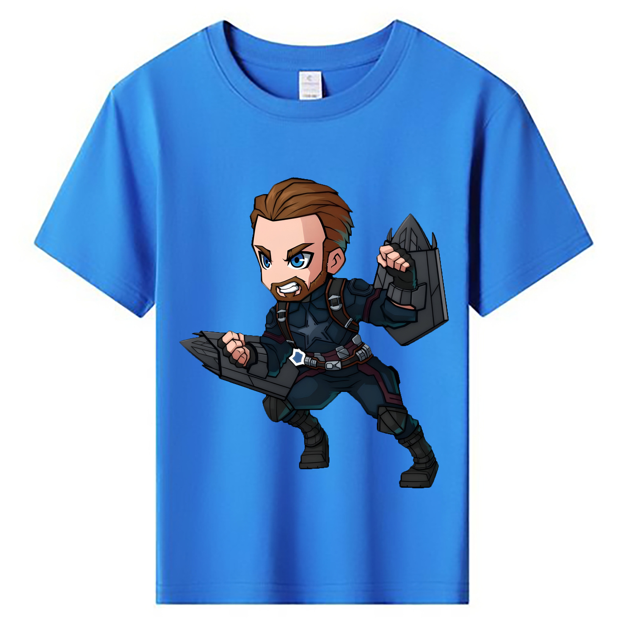（画像用） アベンジャーズ The Avengers 綿100％キッズTシャツ（フロントプリント）